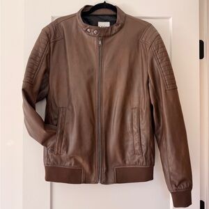 Zara Brown Leather Jacket